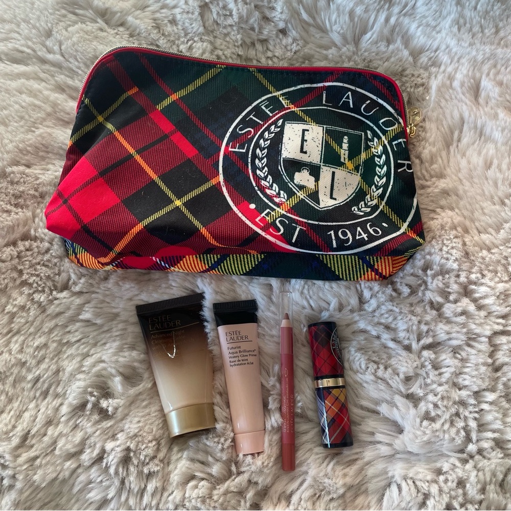 Estee Lauder Tartan Cosmetic Set